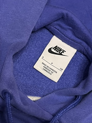 Nike women's hoodie, blue and purple, size S