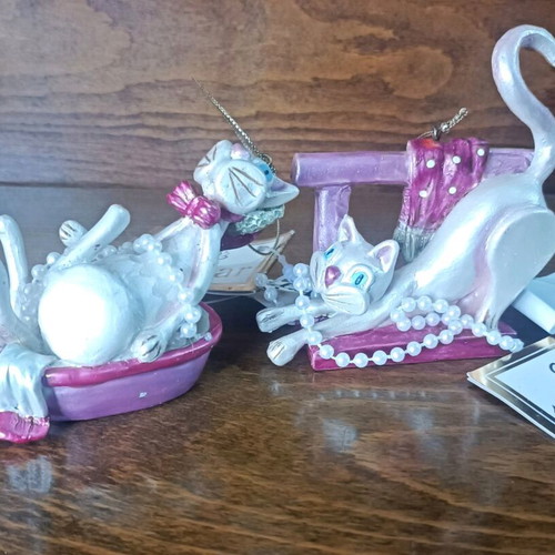Vintage Trimar Christmas ornaments new, set of 2 pieces