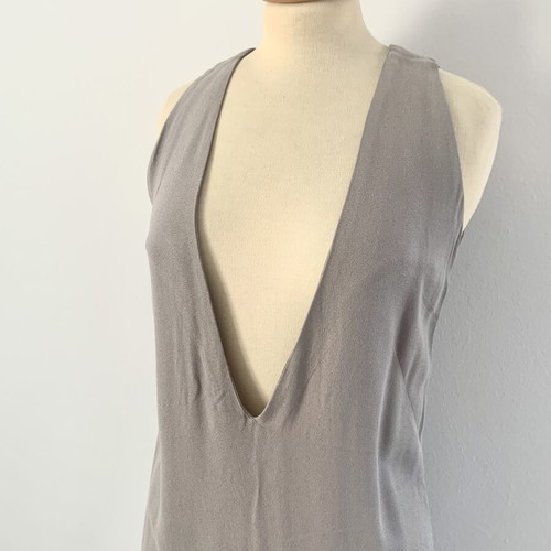 Dress The Line Project gray size S new with deep V neckline