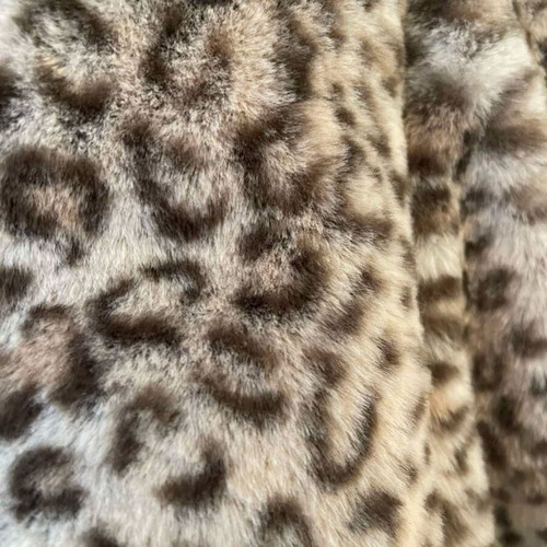 Zara kids faux fur vest like new with animal print