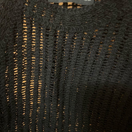 Mango sleeveless knitted black top