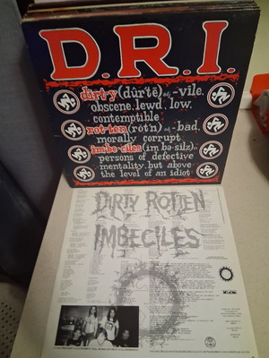 D.R.I. Definition vinyl record like new, metal genre