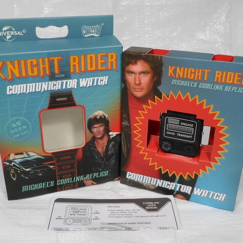 Doctor Collector Knight Rider K.I.T.T. Communicator Watch replica new