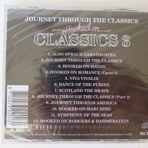 Hooked on Classics 3 CD new, classical music