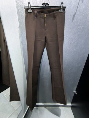 Brown flare pants like new, size XXS - XS