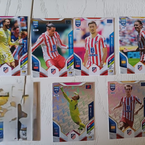 Adrenalyn XL 2026 14 Panini Atletico Madrid cards like new