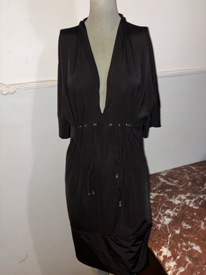 Cavalli black dress like new, size M