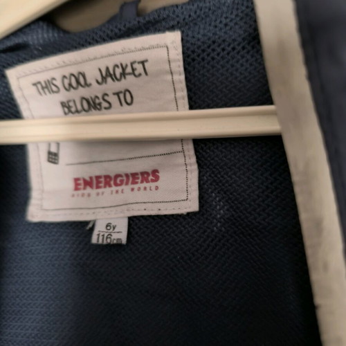 Energiers boys' jacket blue No6 like new