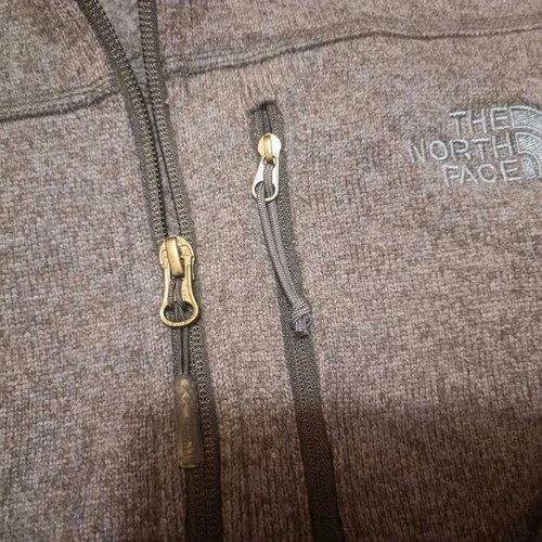 The North Face Gordon Lyons fleece half zip medium used, grey and blue