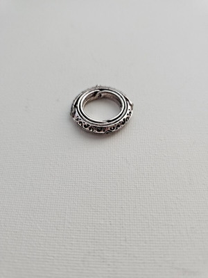 Time Turner ring inspired by Harry Potter, like new, silver