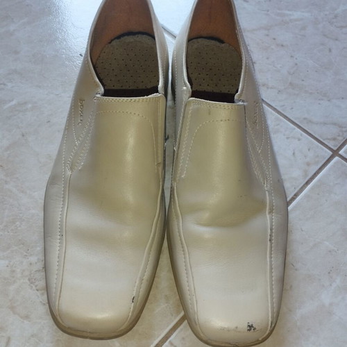 Boxer leather men's shoes used No.41 beige