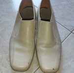 Boxer leather men's shoes used No.41 beige
