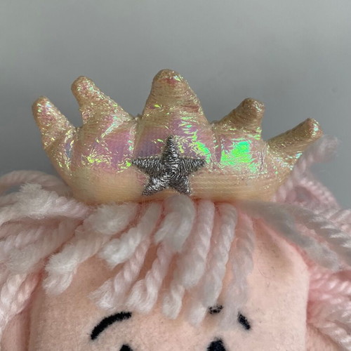 Jellycat Jingle Fairy plush toy pre-owned, 30-31 cm, white and pink