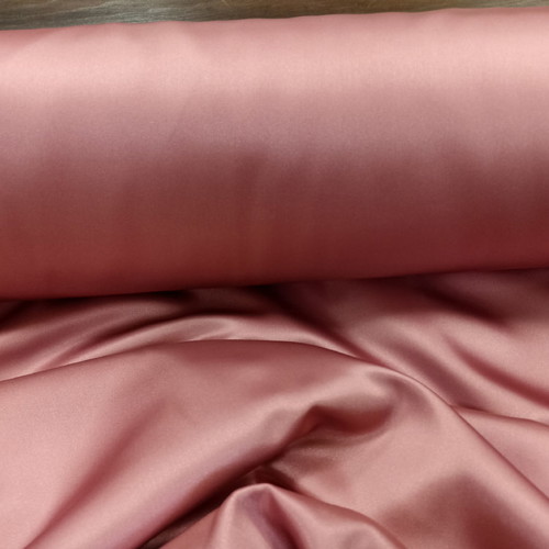 Satin curtain fabric Italy color rotten apple new