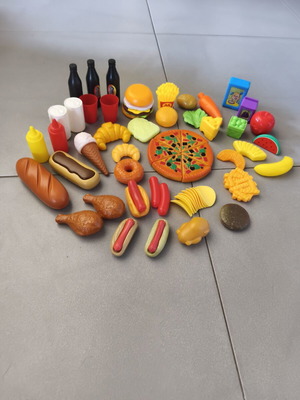 Plastic Food and Drinks Toys like new