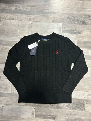Polo Ralph Lauren sweater new, size S, black with red