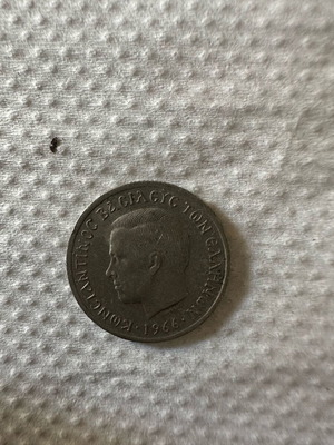 Coin 1966 50 lepta used