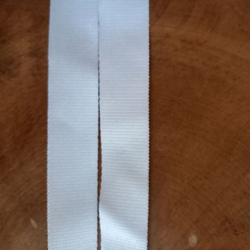 Large white keychain lanyard
