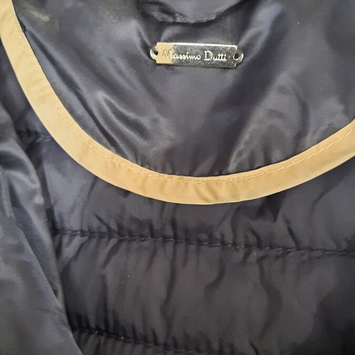 Massimo Dutti lightweight women's jacket, dark blue, hooded