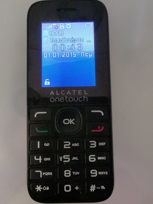 Alcatel One Touch 1016d μεταχειρισμένο, λειτουργεί χωρίς φόρτιση