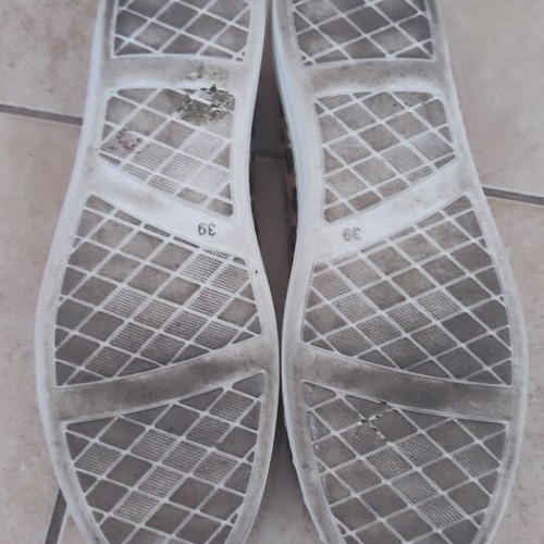 Slip On Sneakers Leopard Leather size 39 like new