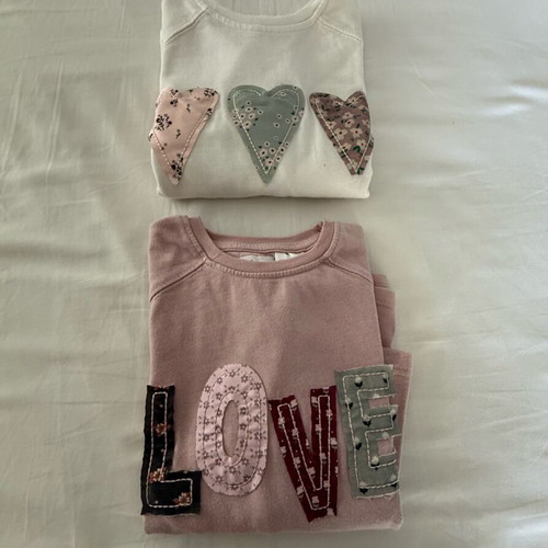 Zara blouses for 6-year-old girl 116 cm like new, white and pink