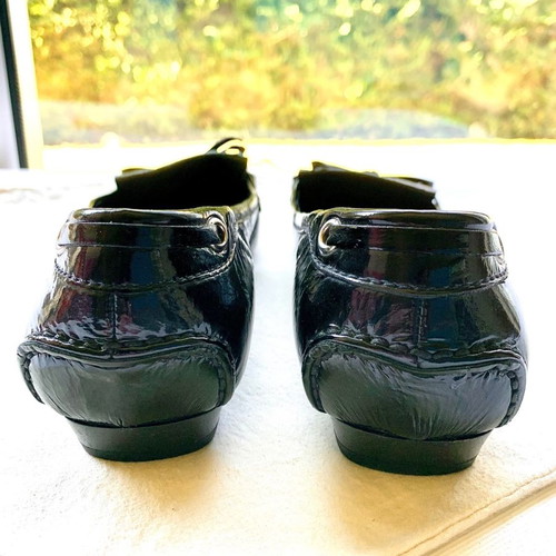 Car Shoe γόβες δερμάτινες λουστρίνι 38 EU σαν καινούργιες, μαύρες