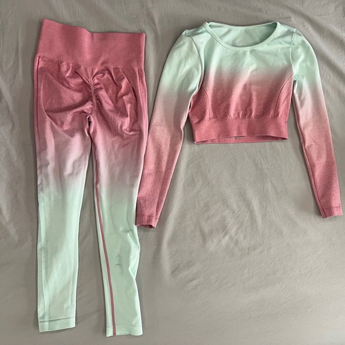 Sportswear set new, pink-mint, size S