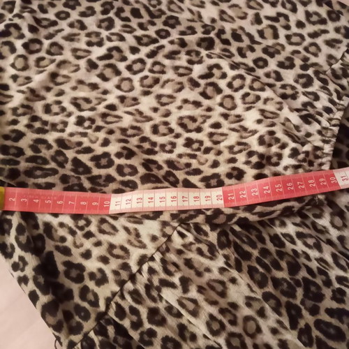 Zara dress used, animal print, size M