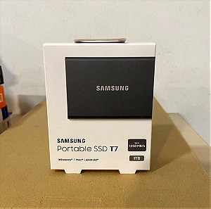 Samsung Portable SSD T7 USB 3.2 / USB-C 1TB 2.5" Titan Grey Σφραγισμένο