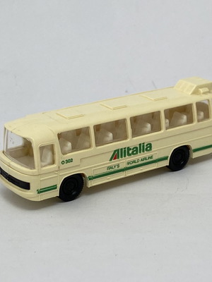 Mercedes-Benz O 302 Alitalia παιχνίδι λεωφορείο κλίμακα 1/87 σαν καινούργιο