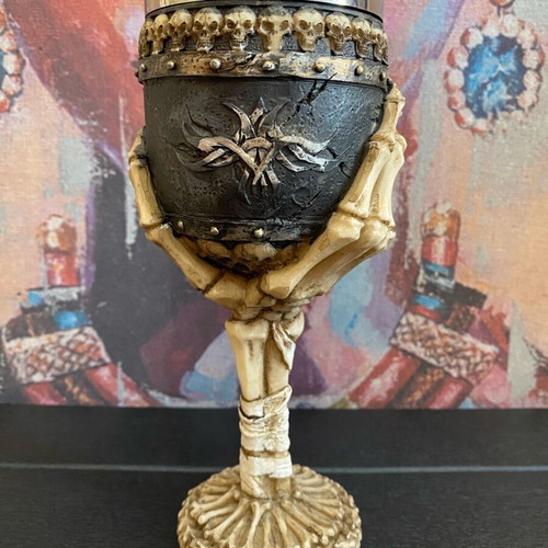 Skeleton Goblet new handmade from Toledo Spain