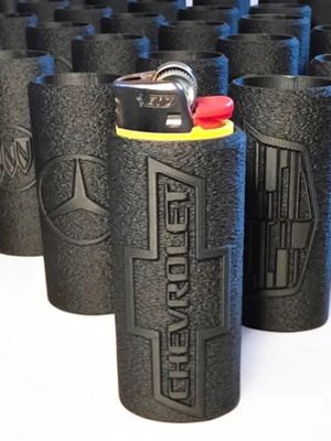 3D Printed BIC Lighter Cases with Car Logos new