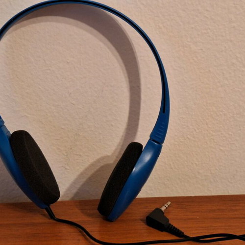 Olympic Airways headphones used for first class passengers