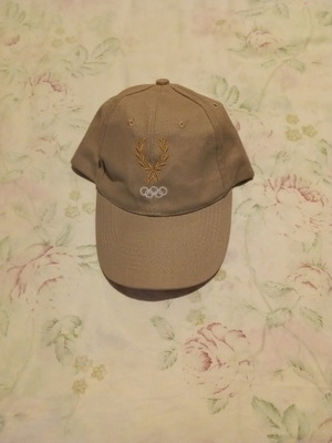 Jockey Hat new, sand color with Olympic Academy emblem
