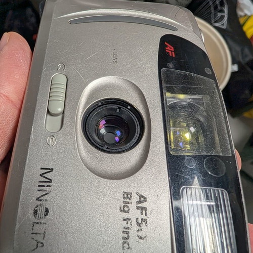 Minolta AF50 Big Finder camera used, for parts