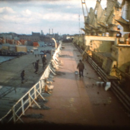 Amateur Film "Life Inside a Cargo Ship" Super 8mm Color Silent, used