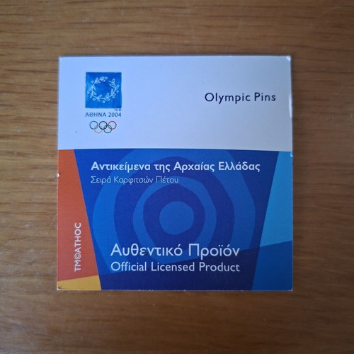 Athens 2004 Olympic Pins Limited Edition 0961/2004, like new