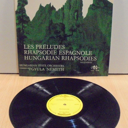 Liszt Hungarian State Orchestra Gyula Németh vinyl record used 33 rpm 1975