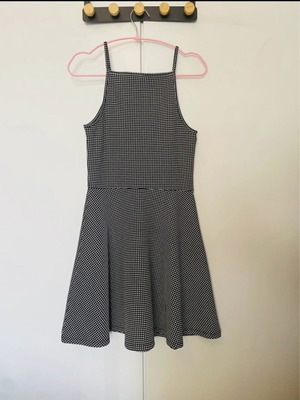 H&M Dress New Black White Size M 38 10
