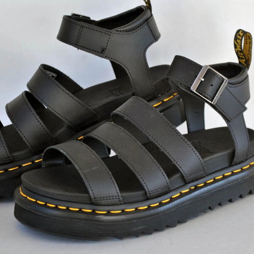 Dr. Martens Black Platform Sandals like new No 39