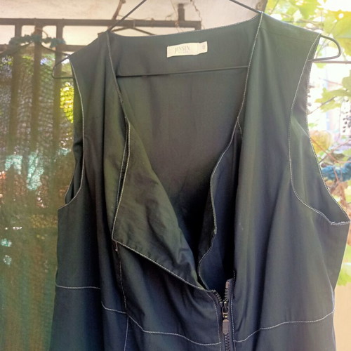 Jensen black dress, 65% cotton, size 42