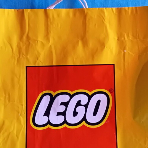 Large Lego paper packaging bag used