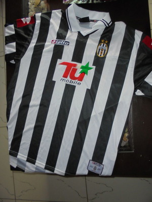 Συλλεκτική φανέλα Juventus 2000/01 Lotto TU Mobile Champions League XL καινούργια