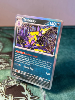 Toxtricity holo PFL used Pokemon card