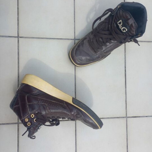 Dolce & Gabbana sneakers like new, brown with beige, size 43