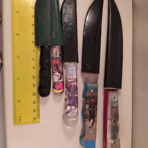 Decorative knives of Crete like new, lot of 5