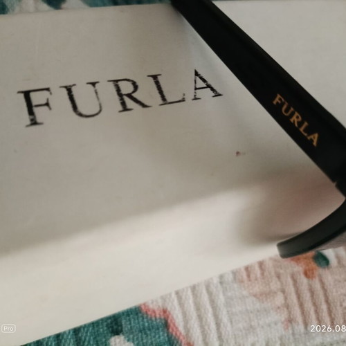 Furla sunglasses, black, one lens scratched