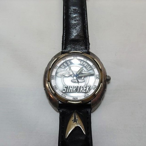Fossil Star Trek USS Enterprise LI-1407 collectible wristwatch 1995