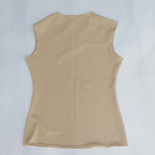 Vintage sleeveless beige top like new, size M